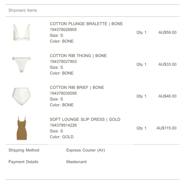 Skims soft lounge slip dress in Gold - Picture 4 of 4